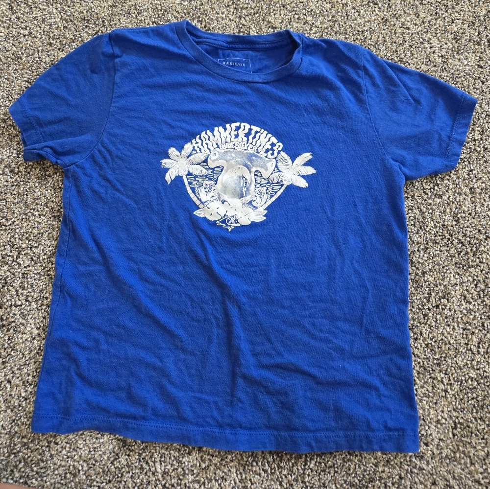 Quiksilver Blue Graphic Tee